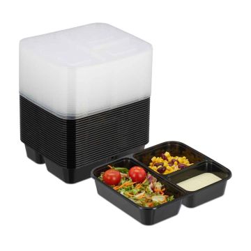 Контейнеры для хранения продуктов Relaxdays, 24 шт, 21,5 × 4,5 × 18,5 см