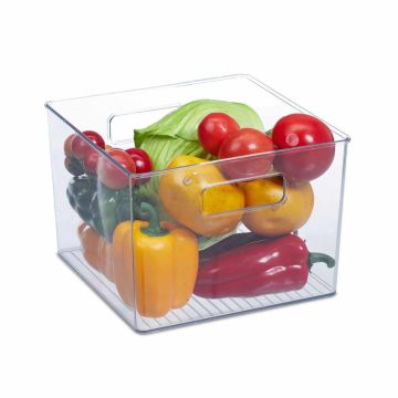 Контейнер для хранения продуктов Relaxdays 10041490, 1 шт, 21 × 15,5 × 21 см