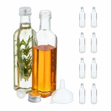 Ёмкости для хранения продуктов Relaxdays, 10 шт, 22 × 4,5 × 4,5 см