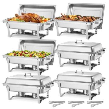 Toidusoojendusnõude komplekt VEVOR HZ-433, 6 tk, 615 × 345 × 325 mm