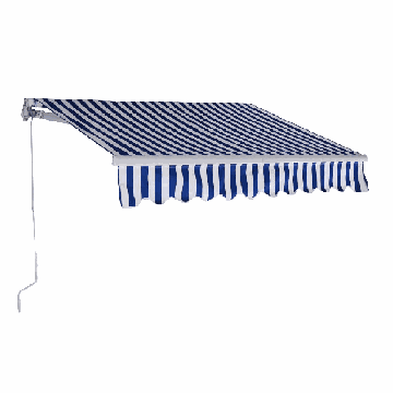 Awning, White and grey, 300 × 250 cm