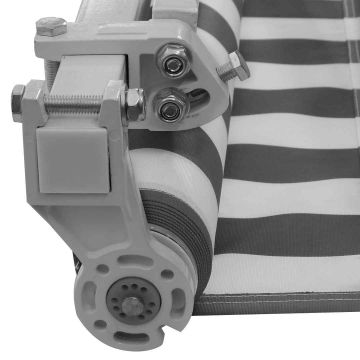 Awning, White and grey, 300 × 250 cm