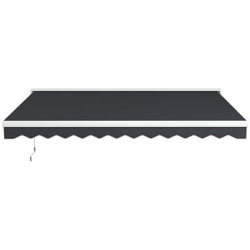 Varikatus Outsunny 395x300x150cm., tumehall