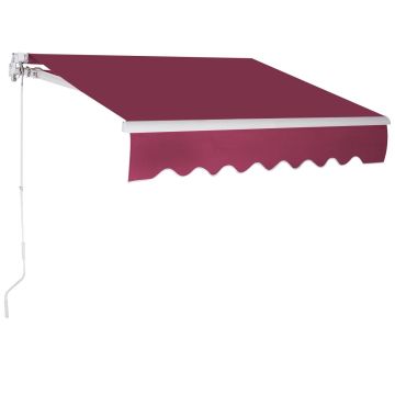 Awning, Red, 300 × 250 cm