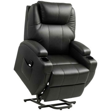 Massaažitool Homcom 85x92x109cm, musta värvi