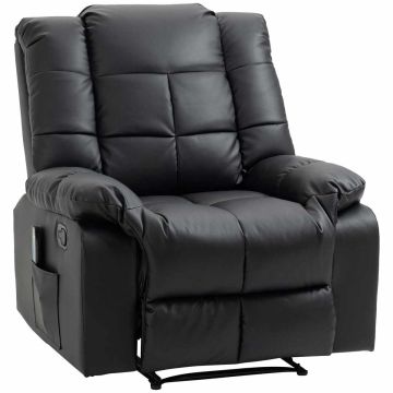 Massaazitool Homcom 94x99x99cm, musta värvi