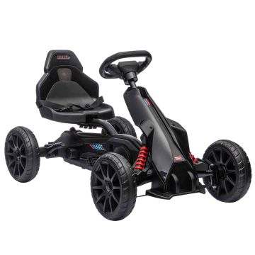 Lasteauto Homcom 100x58x58.5cm., must