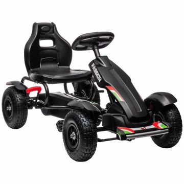 Lasteauto Homcom 121x58x61cm., must