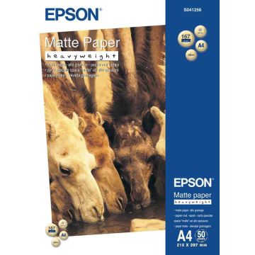 Matt fotopaber Epson Matte Paper Heavy Weight, 50 lehte