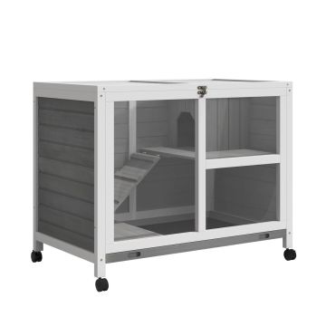 Клетка для мелких животных, двухуровневая, 91,5 × 53,3 × 73 см