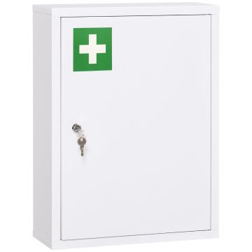Медицинский шкаф Kleankin 40x15x53,5см, белого цвета