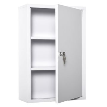 Медицинский шкаф Kleankin 40x18x60см, белого цвета