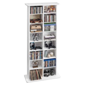 VEVORi meediakapp KLDS-11, 8 astet, 55,9 × 22,2 × 129,5 cm