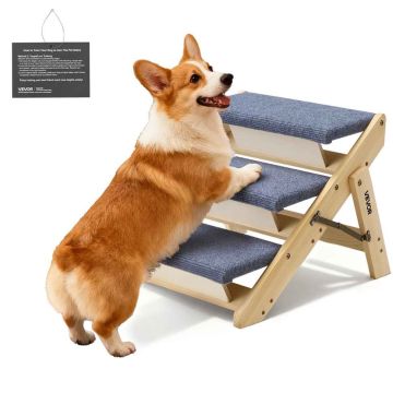 Puidust lemmikloomatrepp VEVOR ZD-25DOG05, 3 astet, 510 × 470 × 370 mm