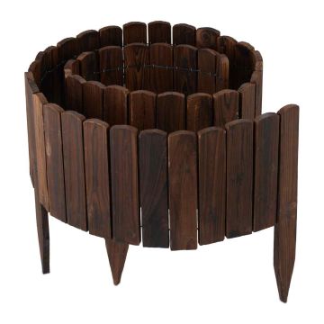 Puidust peenrapiire Relaxdays, XL, Pruun, 200 × 40 cm