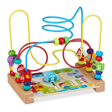 Деревянная развивающая игрушка Relaxdays, от 12 мес, 22,5 × 21 × 14,5 см