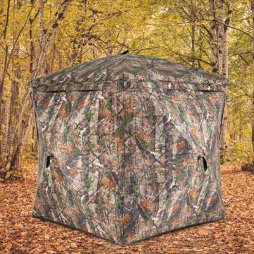 Hunting tent, 3 panels, 270° field of vision, 147.32 × 170.18 × 147.32 cm