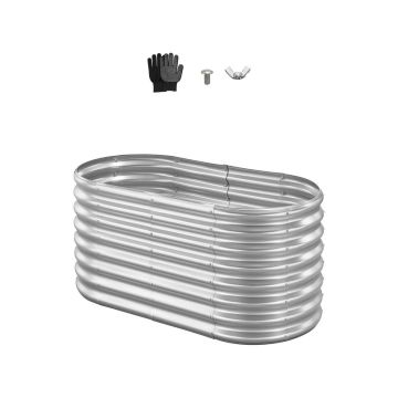 Metallist kõrgpeenar VEVOR GM61003-120X60X57CM, Hõbedane, 120 × 60 × 60 cm