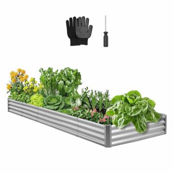 Metallist kõrgpeenar VEVOR GM66010-360X120X27CM, Hall, 360 × 120 × 30 cm