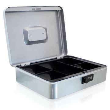 Metallist rahakarp Bituxx, 5 lahtrit, hall, 30 × 24 × 9 cm