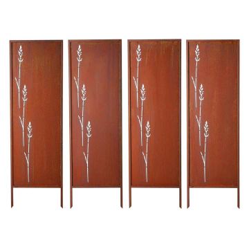 Metallist privaatsuspiire VEVOR HA-SS-16, Pruun, 50 × 160 cm