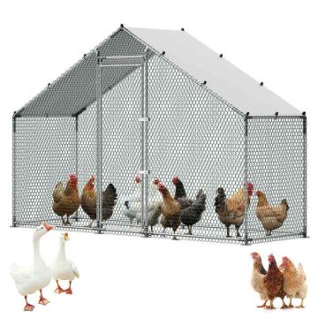 Metallist kanakuut VEVOR CRC0301, 1 uks, 3,0 × 1,0 × 2,0 m