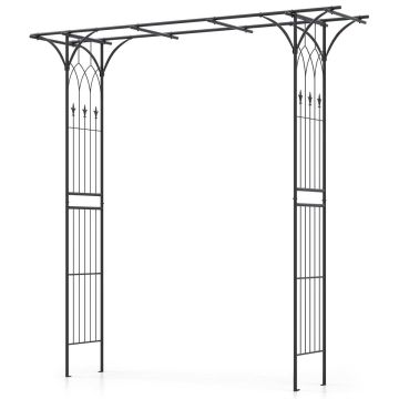 Metal gazebo frame, 81 × 20.5 × 81 in