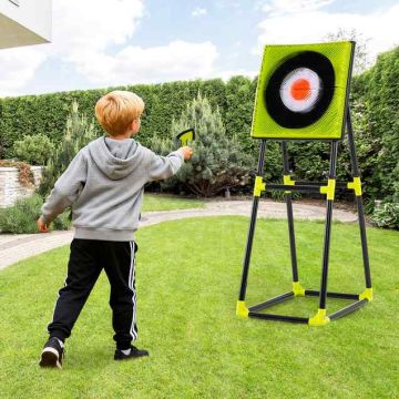 Throwing Game Set, 4 in 1, Green/Black/Gray, 27.5 × 19.5 × 55 inches