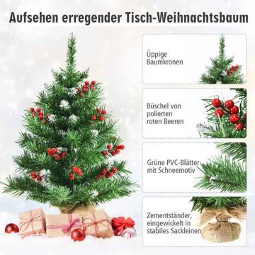 Mini artificial table Christmas tree