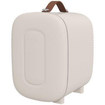 Мини холодильник для косметики Homcom 20,3x26,3x28 см, кремовый