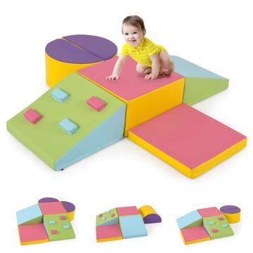 Soft climbing set, 6 pcs, Multicolored