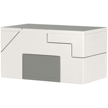 Мягкие строительные блоки Homcom 147x49x47см, светло-серого/серого цвета