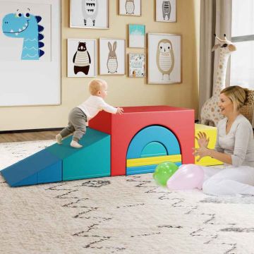 Soft climbing block set, 7 pieces