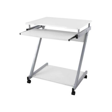 Mobiilne laud Z-kujuline LCD811W, valge