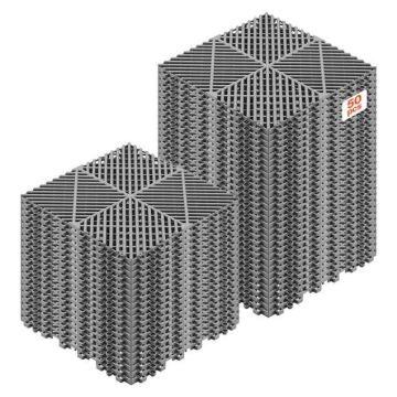 Modulaarsed drenaažiplaadid VEVOR, 55 tk, 310 × 310 mm
