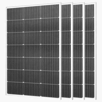 Monokristallilised päikesepaneelid VEVOR, 4 tk, igaüks 100 W, 895 × 580 × 30 mm