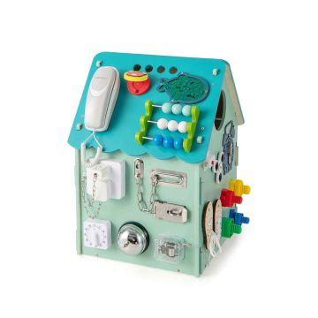 Montessori Playground for Kids with Interactive Elements, Blue