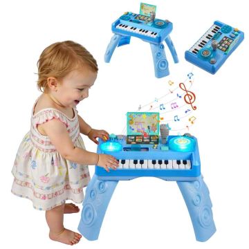 Музыкальный столик VEVOR Baby DJ, 133 источника звука, Синий, 315 × 200 × 280 мм