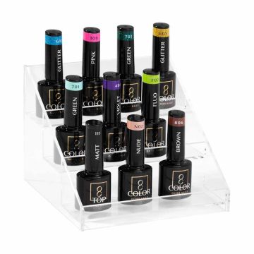 Подставка для лаков ACTIVESHOP, 3 полки, 14,7 × 12,5 × 11,3 см