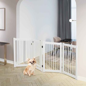 Pet Fence, 4 Panels, 207 × 76.5 × 1.5 cm