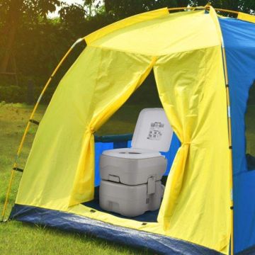 Portable camper toilet, 10 l and 20 l tanks, 41 × 35 × 42 cm
