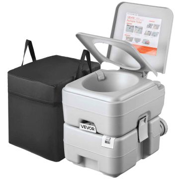 Kaasaskantav tualett VEVOR Air pump20L, 20 l jäätmepaak, 43,5 × 35,5 × 43 cm