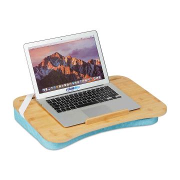 Столик для ноутбука Relaxdays 10036710.0, с подушкой, 51 × 8 × 36 см