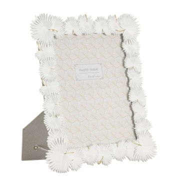 Pildiraam Palm Leaf, Valge, 28,5 × 33 × 1,7 cm