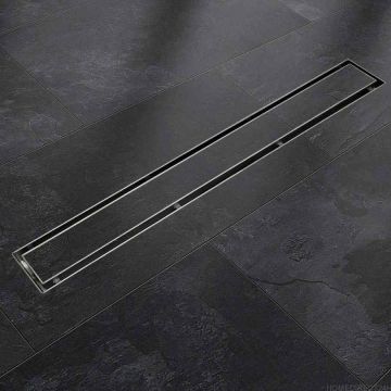 Lineaarne drenaaž Befliesbar roostevabast terasest sifooniga, 120 cm.