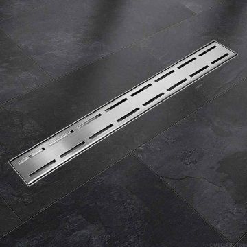 Lineaarne drenaaž Befliesbar roostevabast terasest sifooniga, 150 cm.