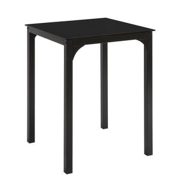 Söögilaud 60x75x60cm., musta värvi
