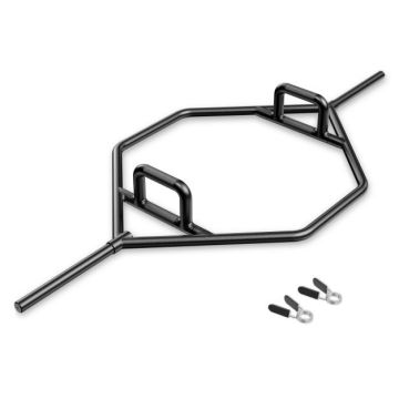 Olympic hexagonal bar, 2 folding handles, 142 × 62 × 13 cm