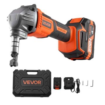 Аккумуляторный вырубной нож по металлу VEVOR BL-JH550/20V-MT, 20 В, 2200 об/мин, Разноцветный, 335 × 198 × 74 мм