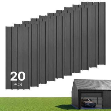 Комплект кровельных панелей VEVOR из оцинкованной стали, 20 шт, 108 × 42,6 см